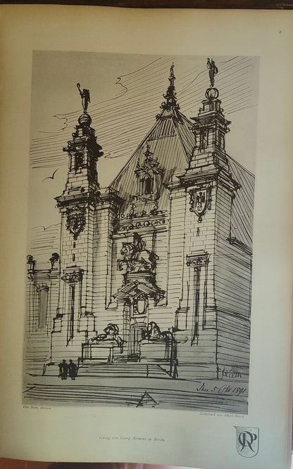 Image traitée - Skizzen von OTTO RIETH. (1858-1911) vier folgen
