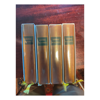 Œuvres Joseph Conrad littérature anglaise roman maritime 4 volumes collection authentique