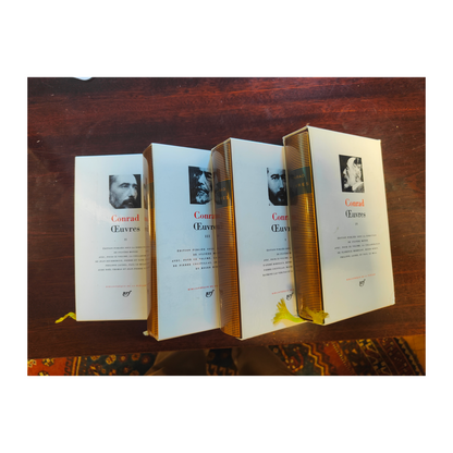 Œuvres Joseph Conrad littérature anglaise roman maritime 4 volumes collection authentique
