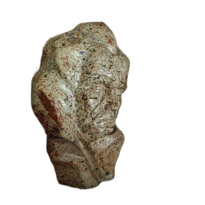 Buste de Beethoven sculpture grès André Rozay compositeur classique art français 44x23x28 cm 3500 euros