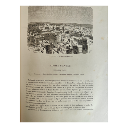 La Syrie d'Aujourd'hui livre Lortet géographie Syrie voyage orient Dr Lortet Lyon 1880 34x27 cm 450 euros