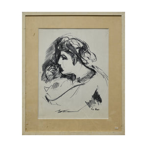 Portrait of a woman in profile - Goes Georges