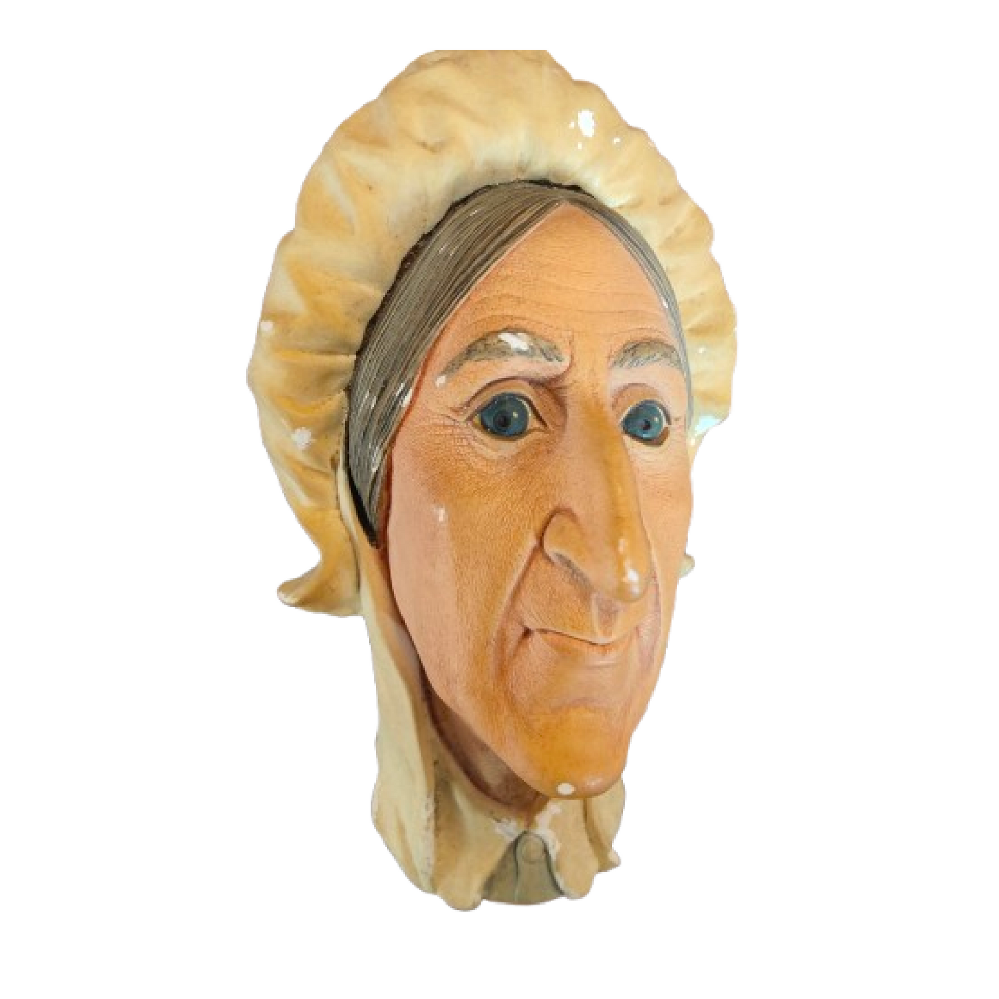 Figurine de Bosson Betsey Trotwood plâtre David Copperfield figurine collection Bosson 1948-1996 authentique