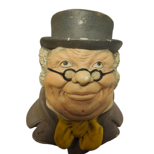 Figurine de Bosson Mr Pickwick plâtre Charles Dickens figurine collection Bosson 1948-1996 authentique