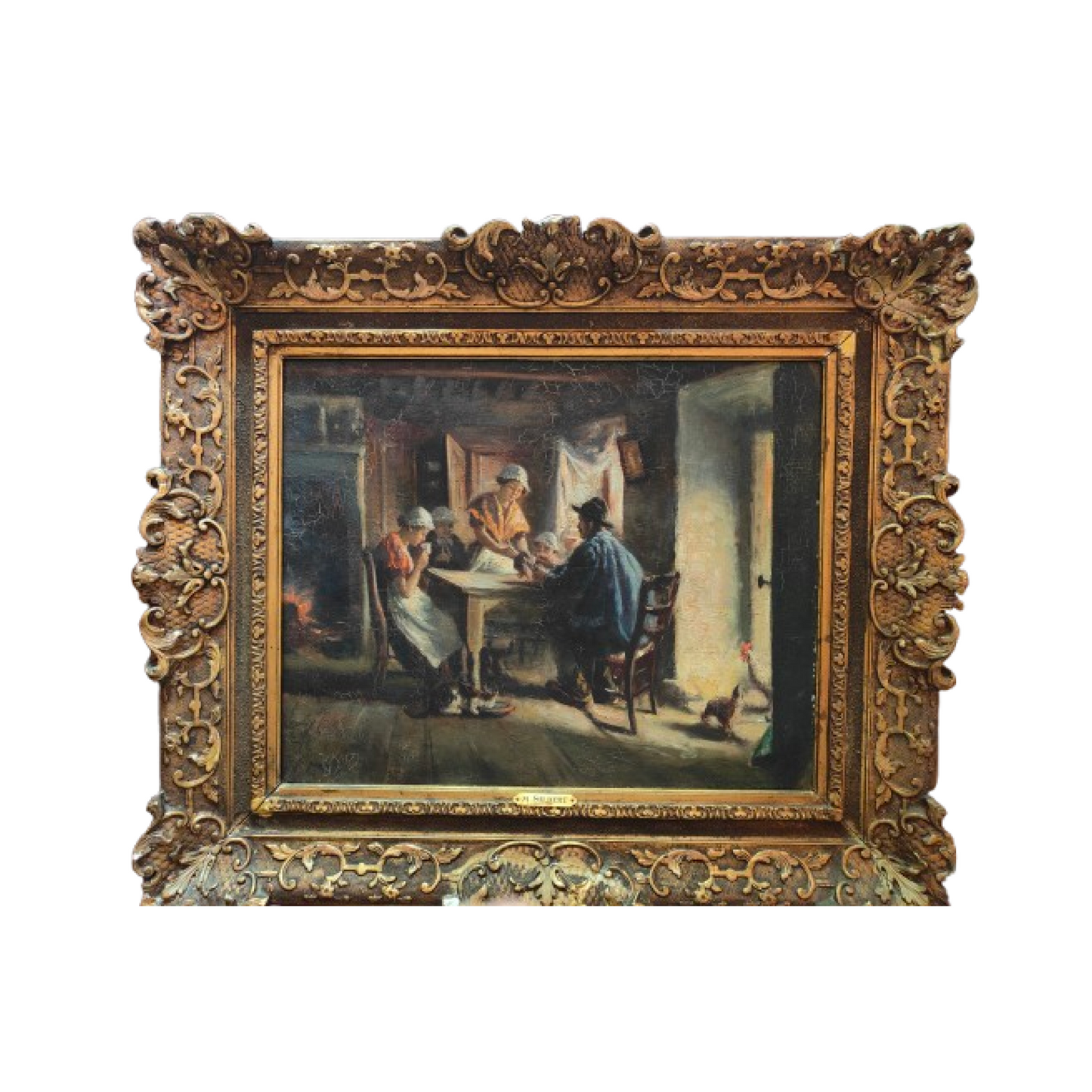 Scène d’intérieur à la ferme - Silbert Max