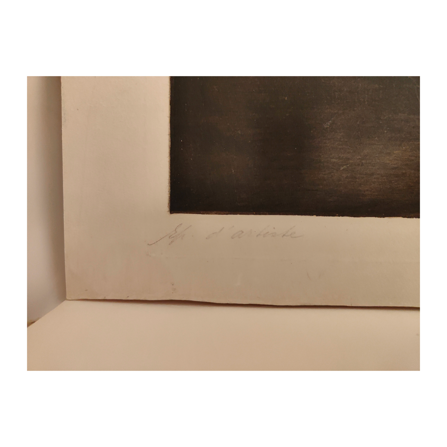 La Liseuse gravure polychrome Auguste Brouet d'après Henner art français XIXe siècle épreuve d'artiste 80x60 cm 550 euros