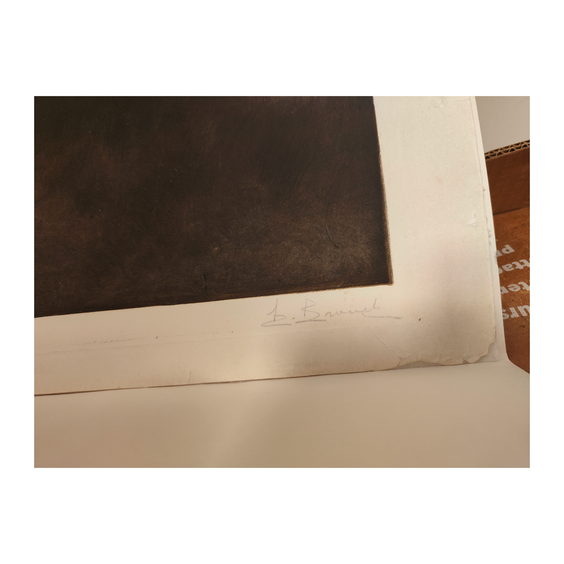 La Liseuse gravure polychrome Auguste Brouet d'après Henner art français XIXe siècle épreuve d'artiste 80x60 cm 550 euros