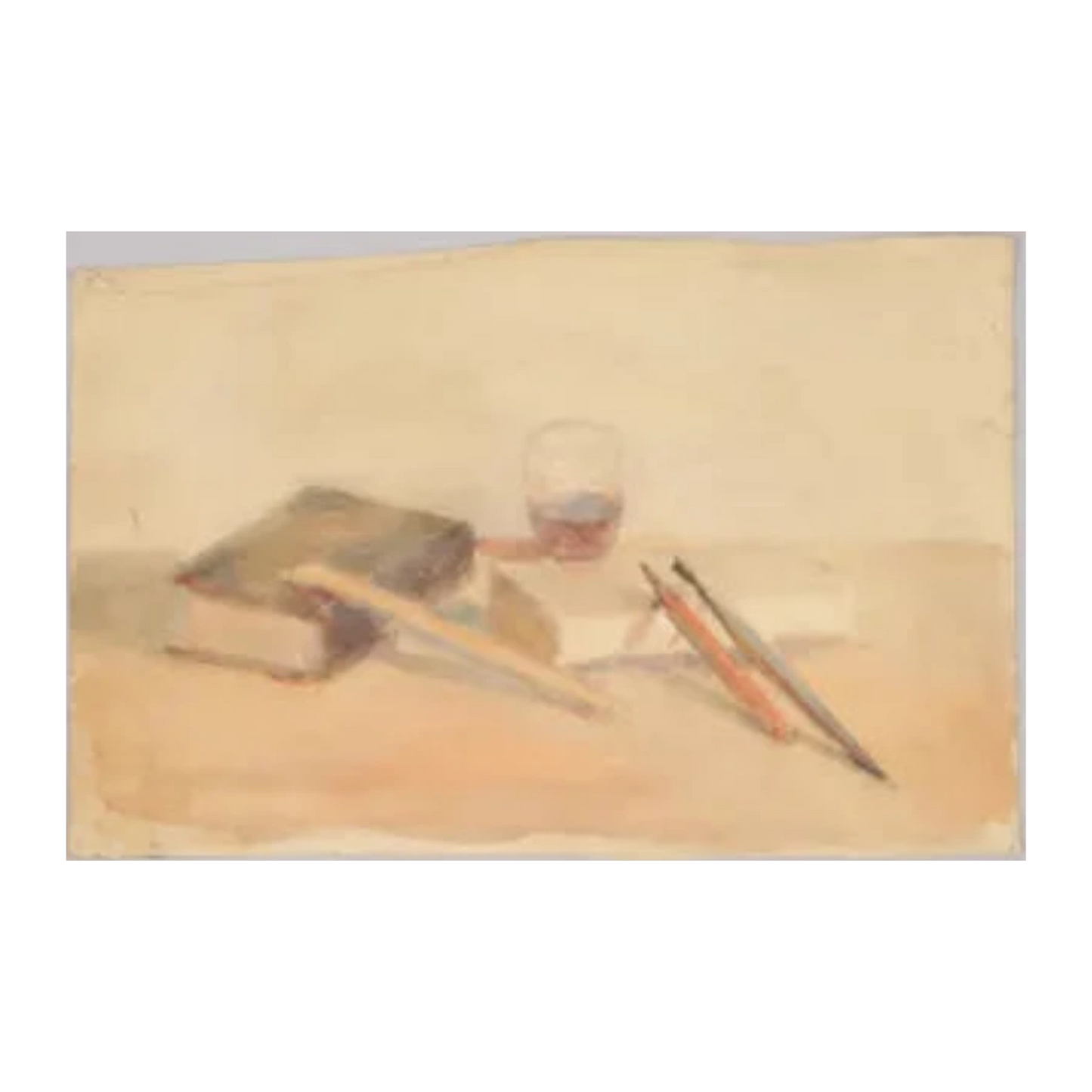 Nature morte aquarelle Abraham Weinbaum École de Paris nature morte art moderne français 400 euros