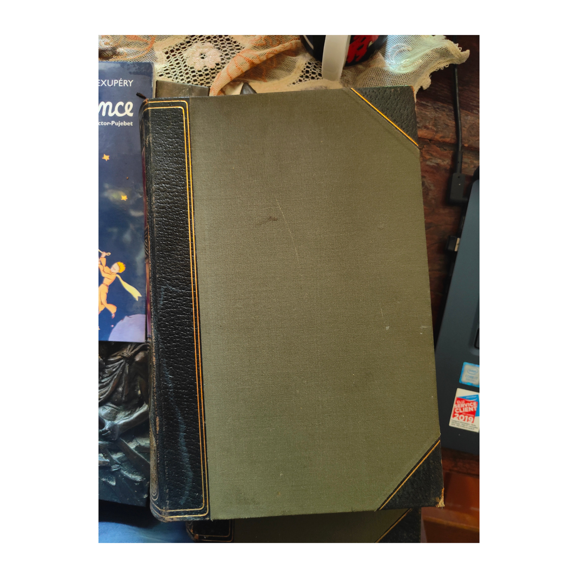 Ensemble complet de Meyers Konversations-Lexikon, 6e édition 1908, encyclopédie en 22 volumes avec supplément 1910/1911, reliure demi-cuir homogène en très bon état.