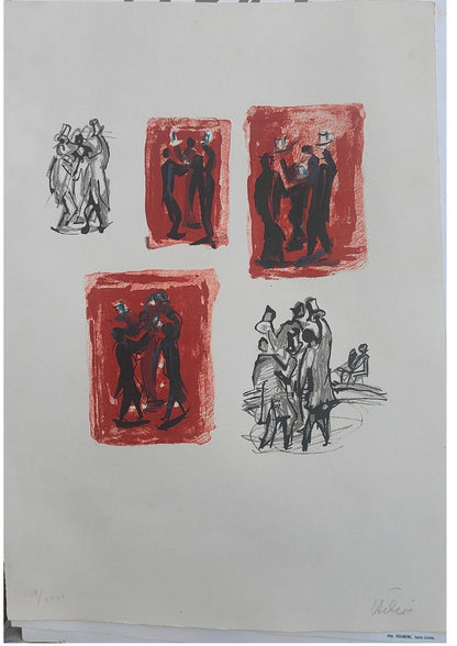 Image traitée - Jean Hélion (1904-1987) Ensemble exceptionnel autour de l'exposition du Cloître de Saint-Lizier (Ariège), septembre 1971