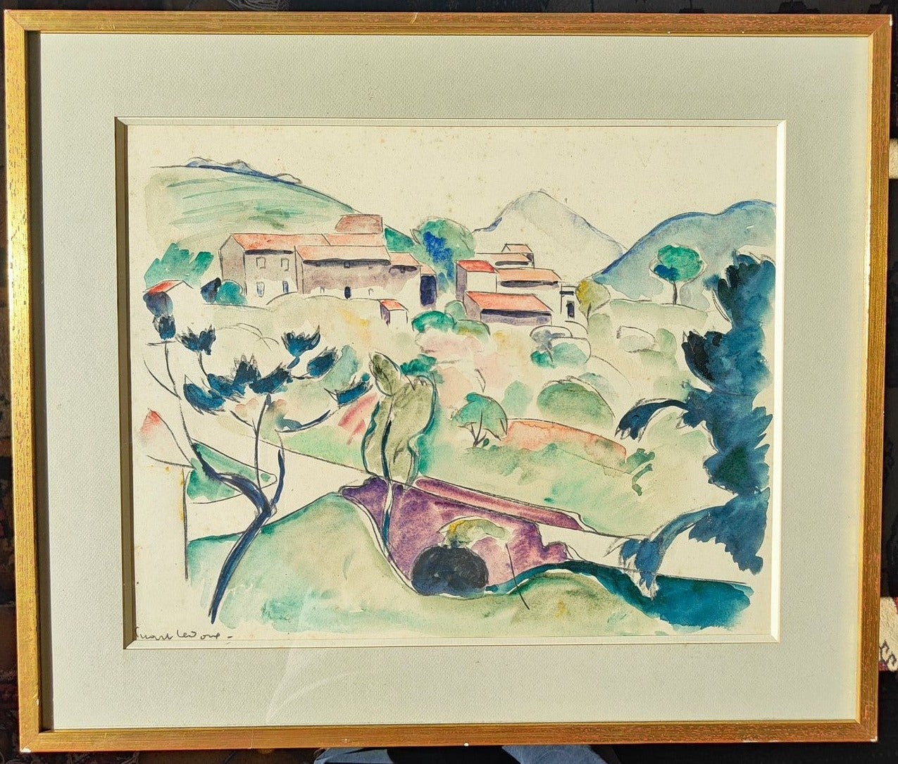 Image traitée - le village - Fernand Picart Ledoux