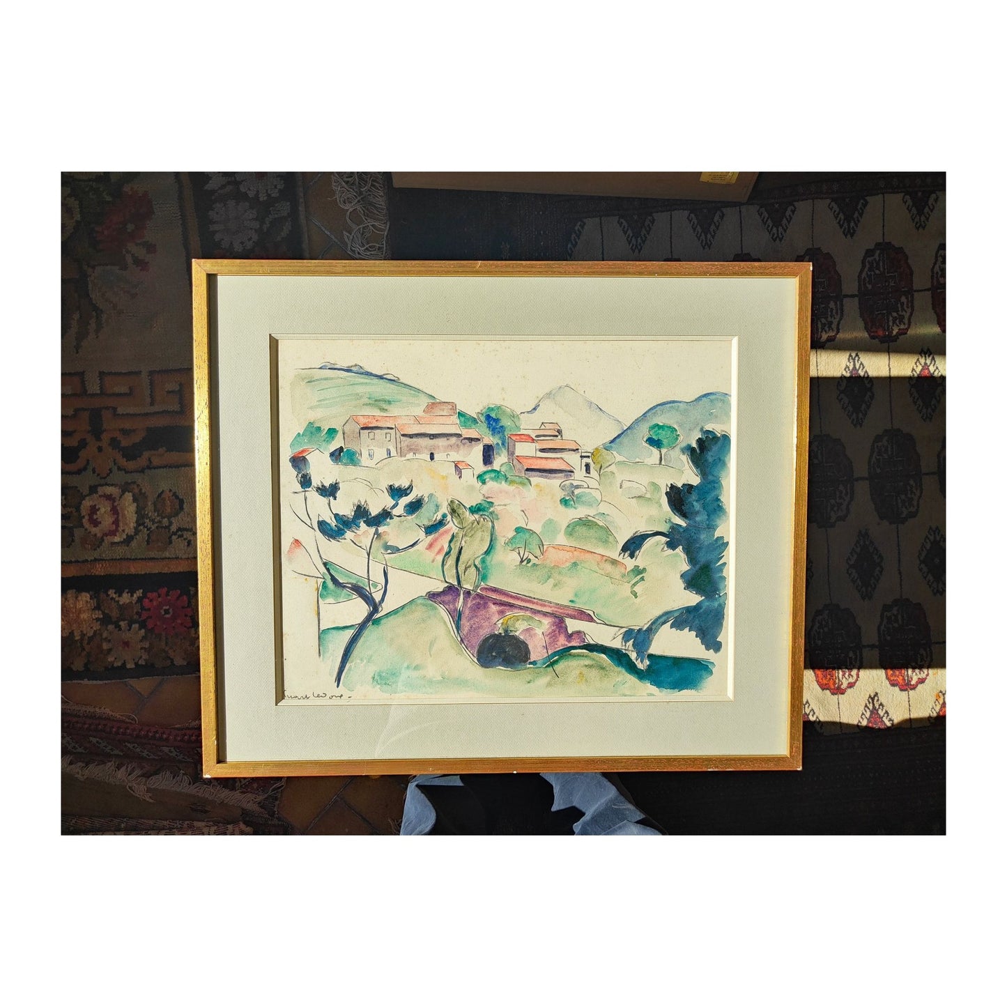 Image traitée - le village - Fernand Picart Ledoux