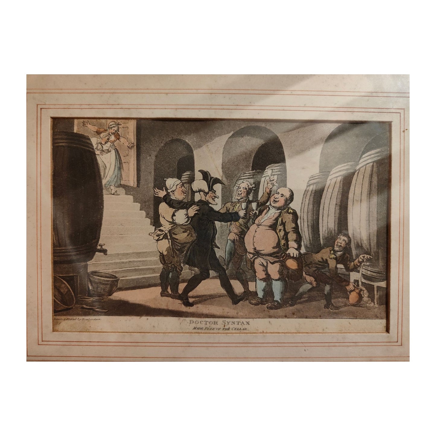 Image traitée - Importante suite de 10 aquatintes originales de Thomas Rowlandson – “Dr Syntax”, Londres, vers 1810–1820 (Ackermann)