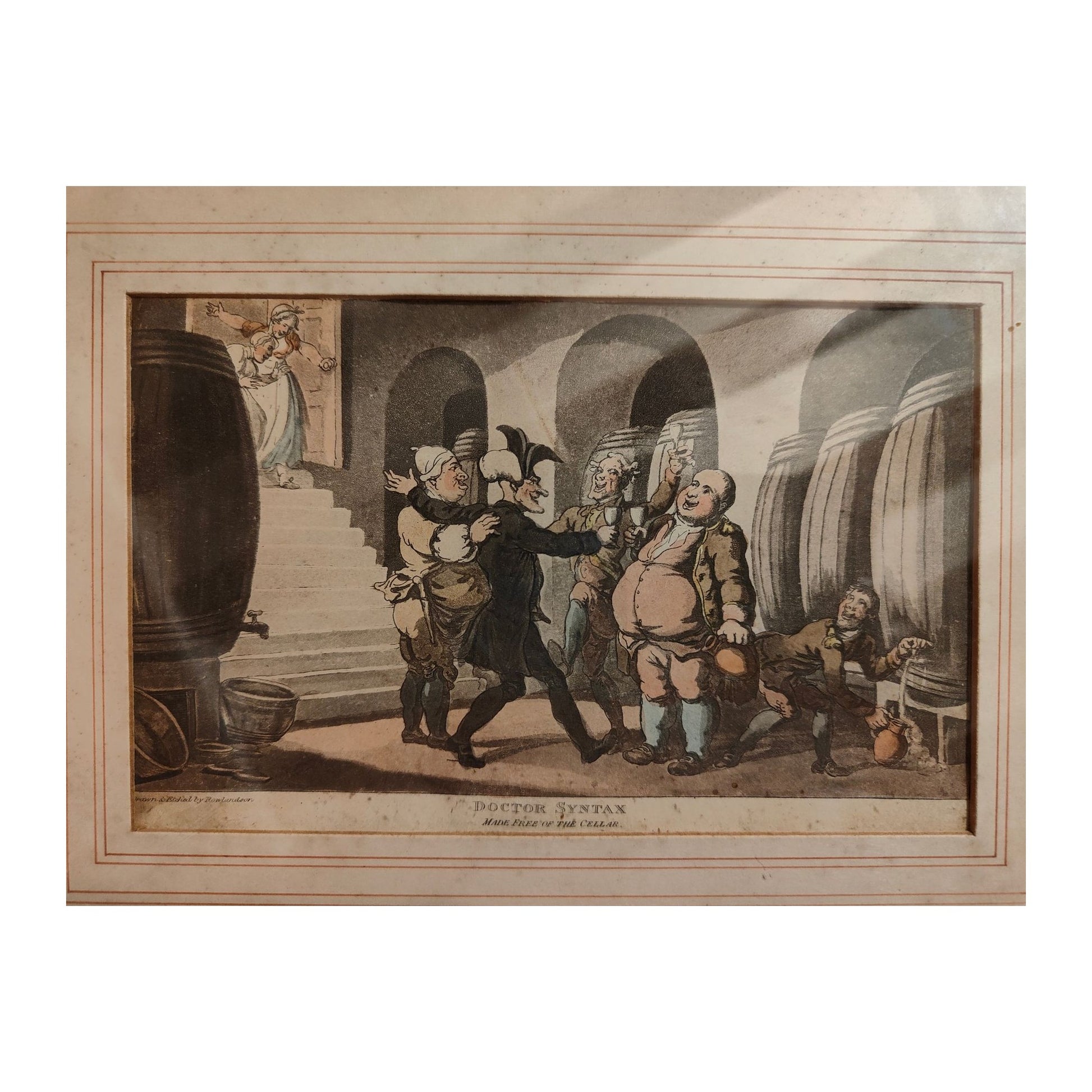 Image traitée - Importante suite de 10 aquatintes originales de Thomas Rowlandson – “Dr Syntax”, Londres, vers 1810–1820 (Ackermann)