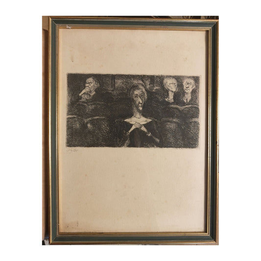 Image traitée - au théatre- edouard Goerg (1893-1969)