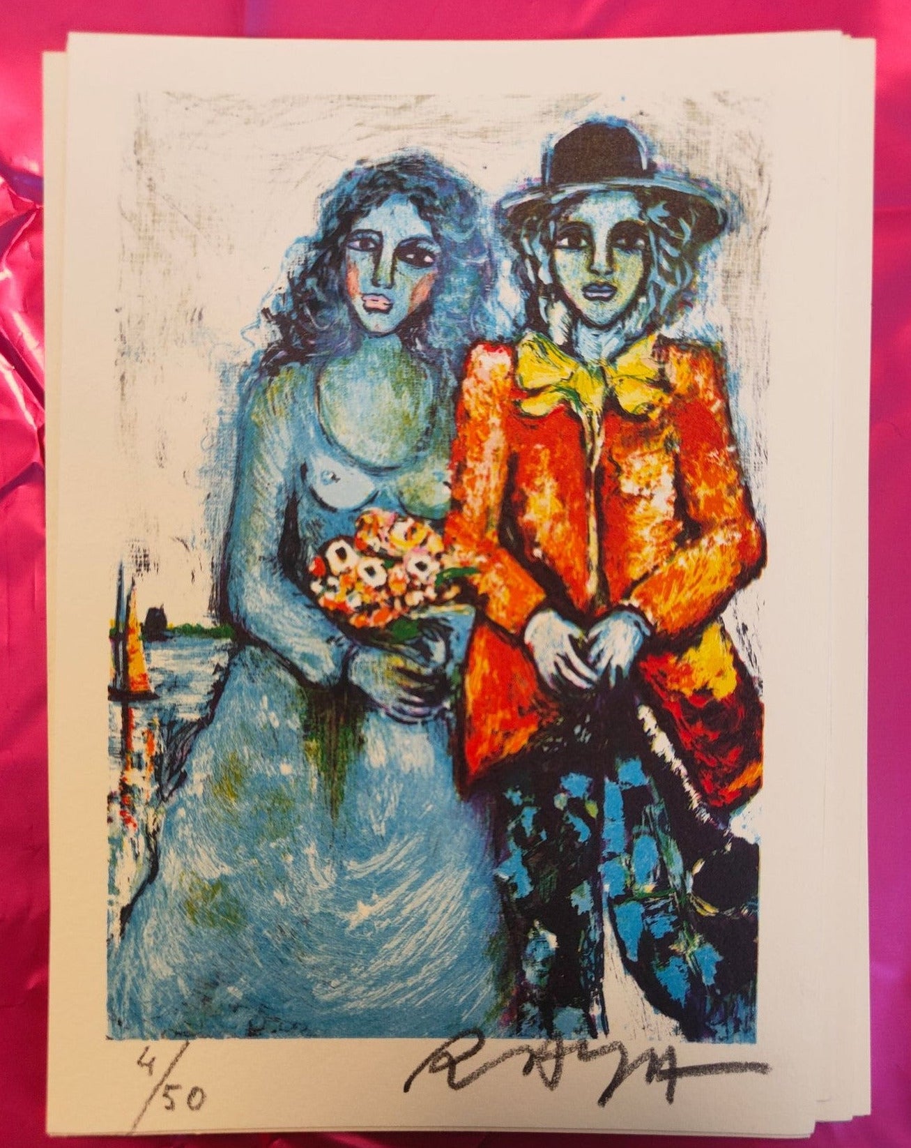 Image traitée - cartes lithographiées - raya Sorkine