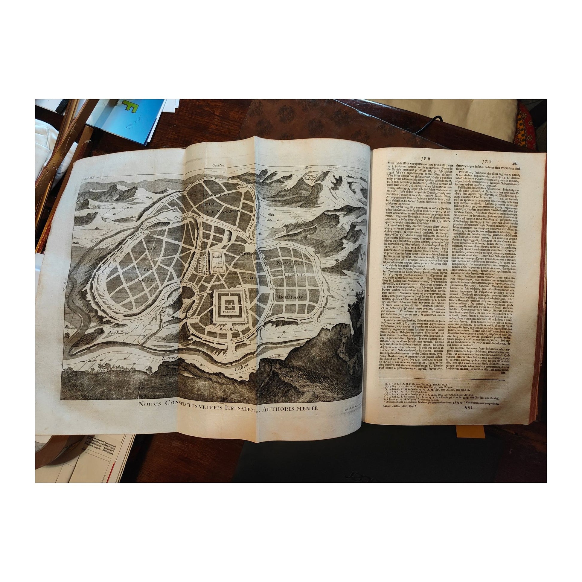 Image traitée - dictionnaire histoirique critique de la Bible( version latine)- Augustin Calmet