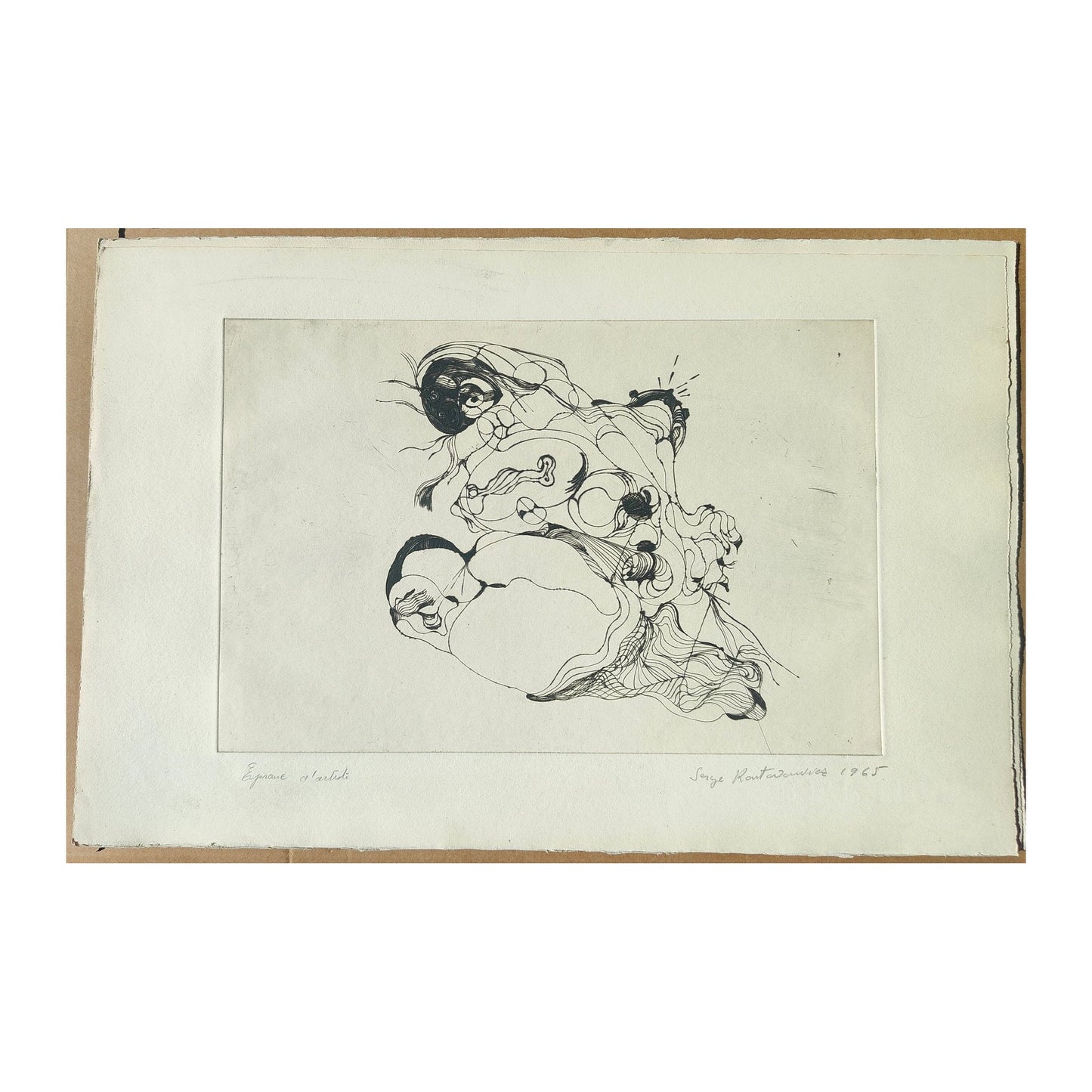 Image traitée - femme- Serge Kantorowitzz