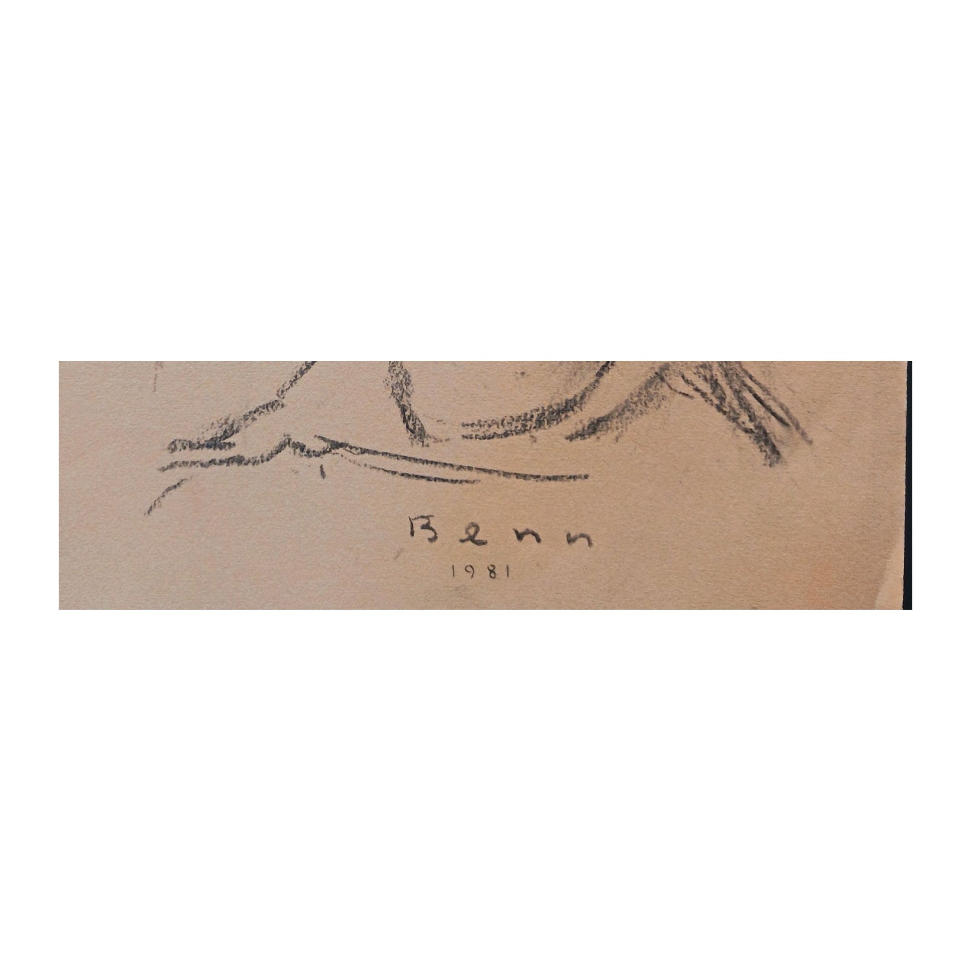 Image traitée - portrait d'un jeune garçon- Benn ( Bentsion Rabinowicz 1905-1989)