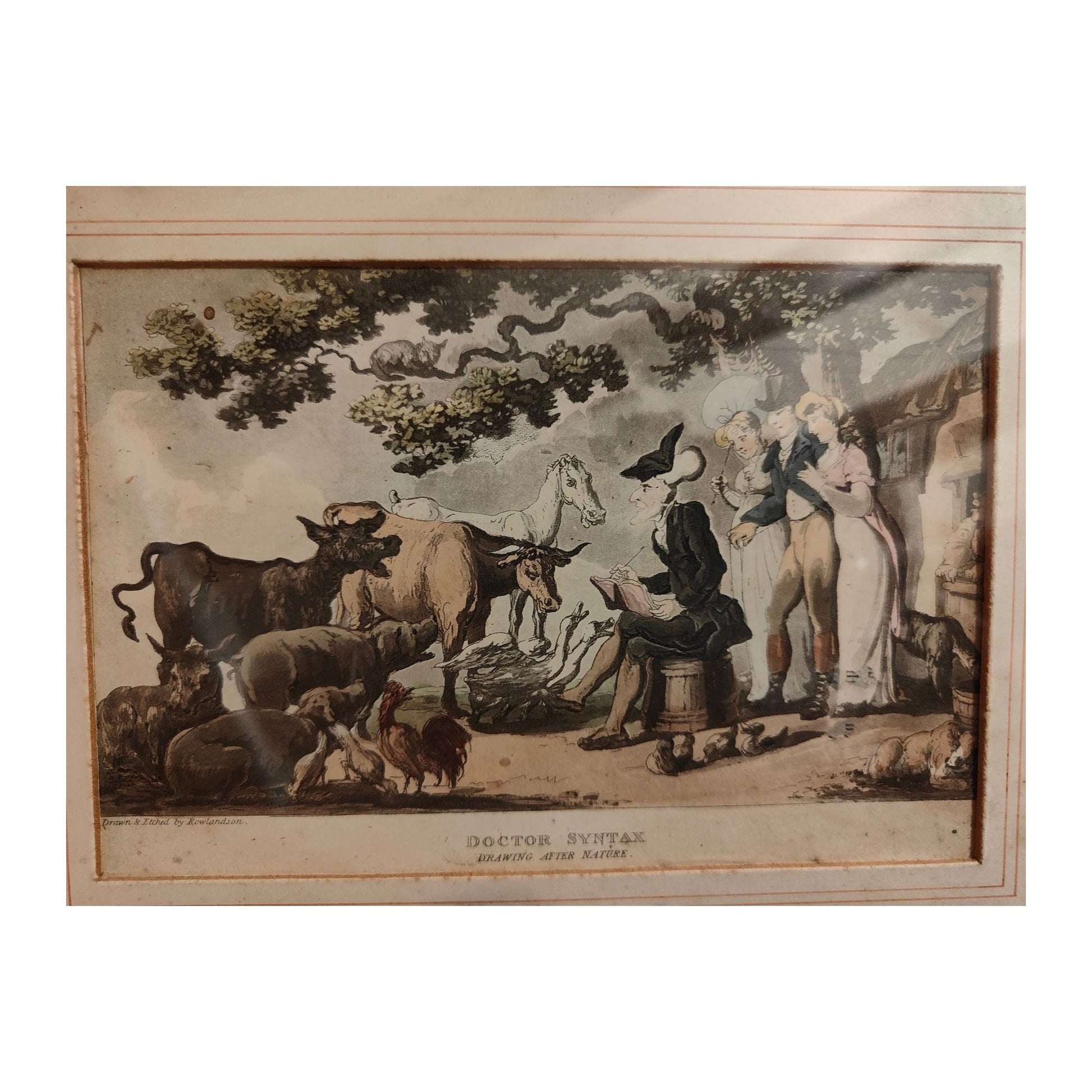 Image traitée - Importante suite de 10 aquatintes originales de Thomas Rowlandson – “Dr Syntax”, Londres, vers 1810–1820 (Ackermann)