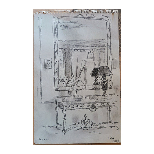 Image traitée - Interieur- Benn ( Bentsion Rabinowicz 1905-1989)