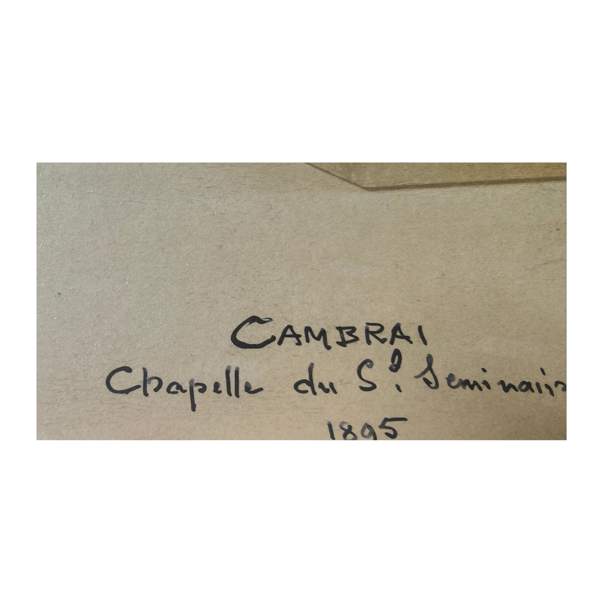 Image traitée - Cambrai-Chapelle du Saint séminaire-1895