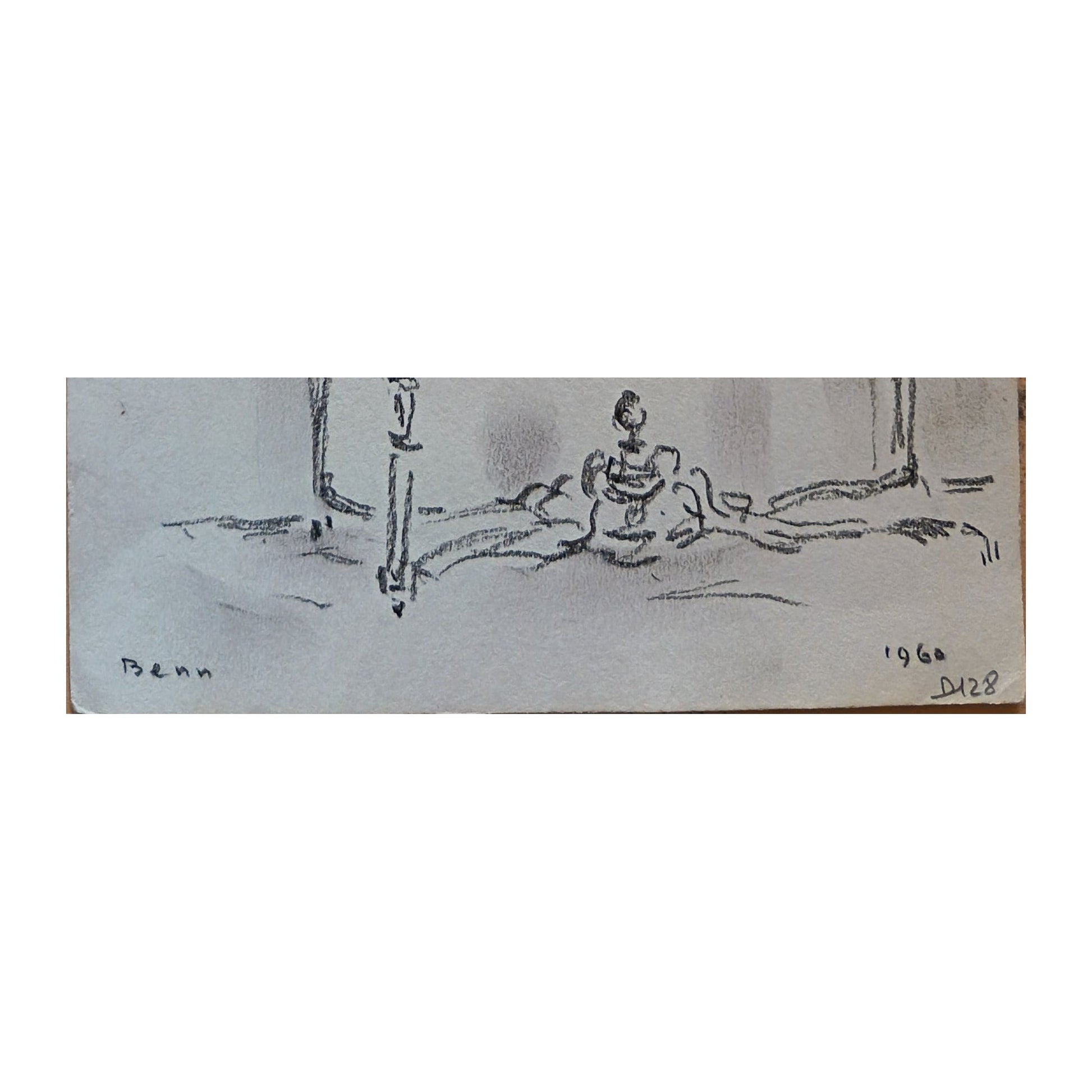 Image traitée - Interieur- Benn ( Bentsion Rabinowicz 1905-1989)