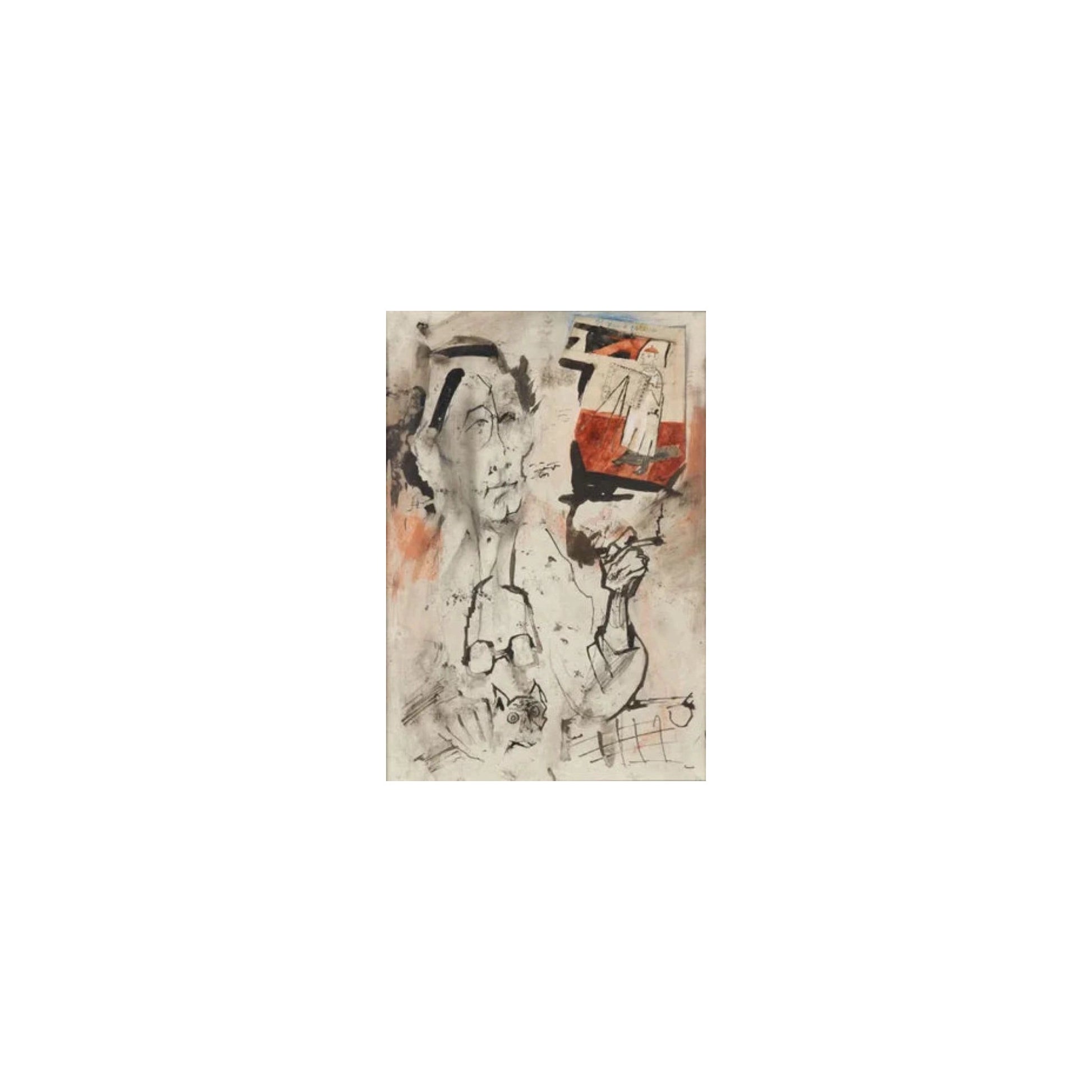 Image traitée - Il grande pittore, ritrato di Jose-Rolando Hettner (1905-1978)