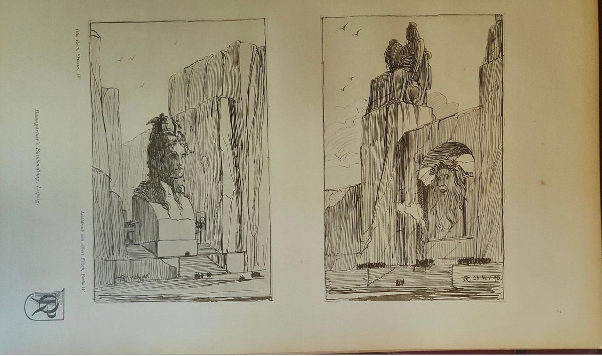 Image traitée - Skizzen von OTTO RIETH. (1858-1911) vier folgen
