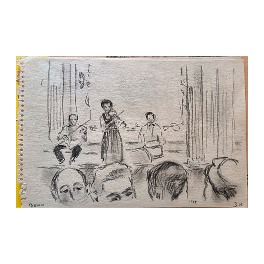 Image traitée - le concert- Benn ( Bentsion Rabinowicz 1905-1989)