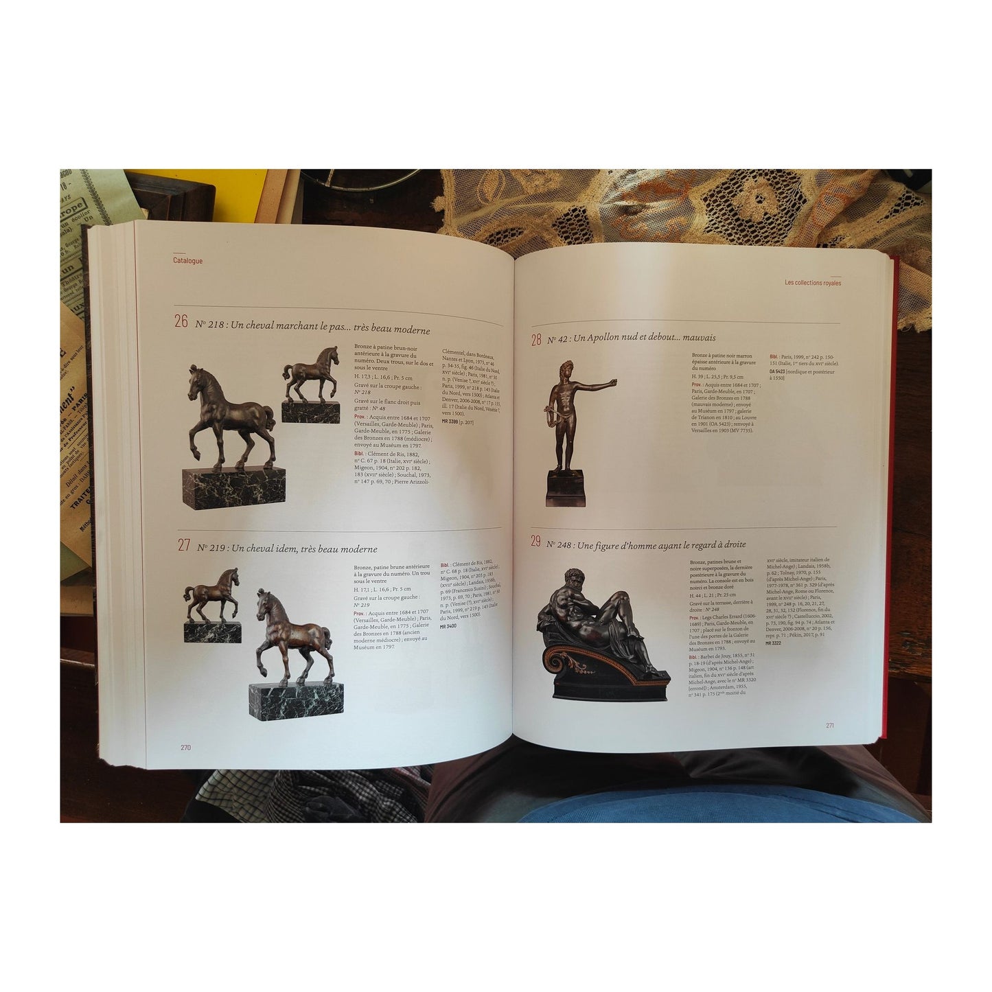 Livre d’art De Filarete à Riccio sur les bronzes italiens de la Renaissance de la collection du musée du Louvre, exemplaire d’occasion en très bon état.