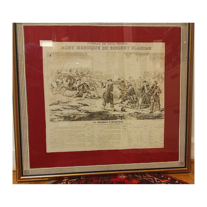 Image traitée - Mouchoir commémoratif – Béni‑Méred (1842)