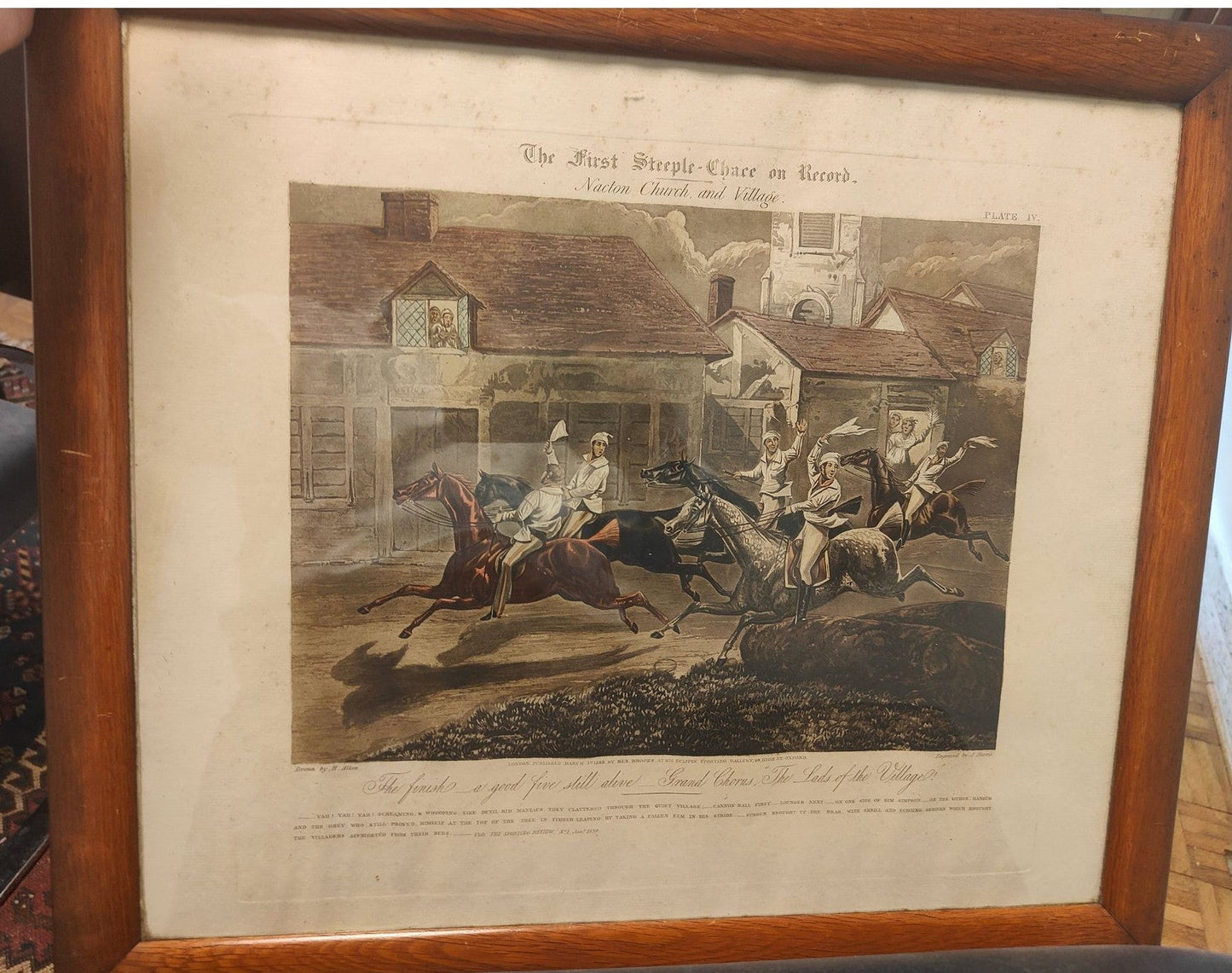 Image traitée - The first steeple chac on record-nacton church and village  Atken imp Harris