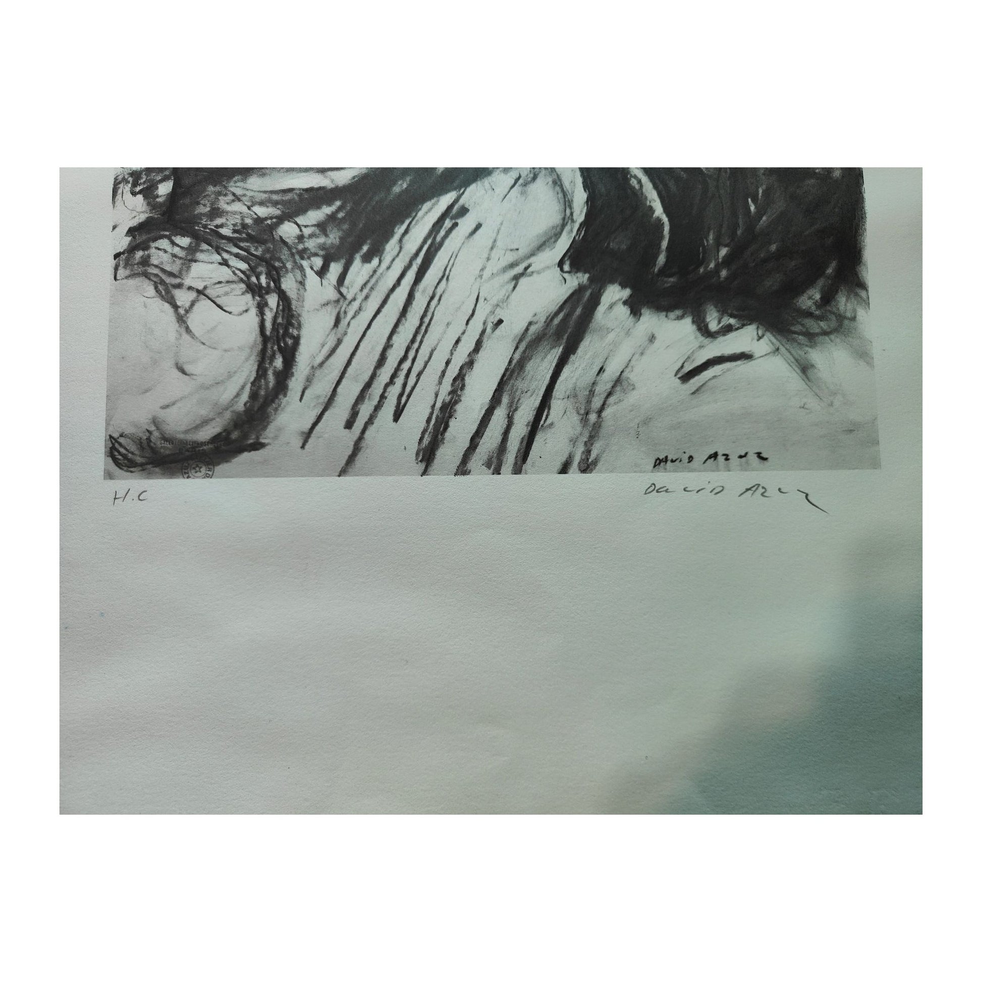 Image traitée - dans la chambre- David Azuz (1942-2014)