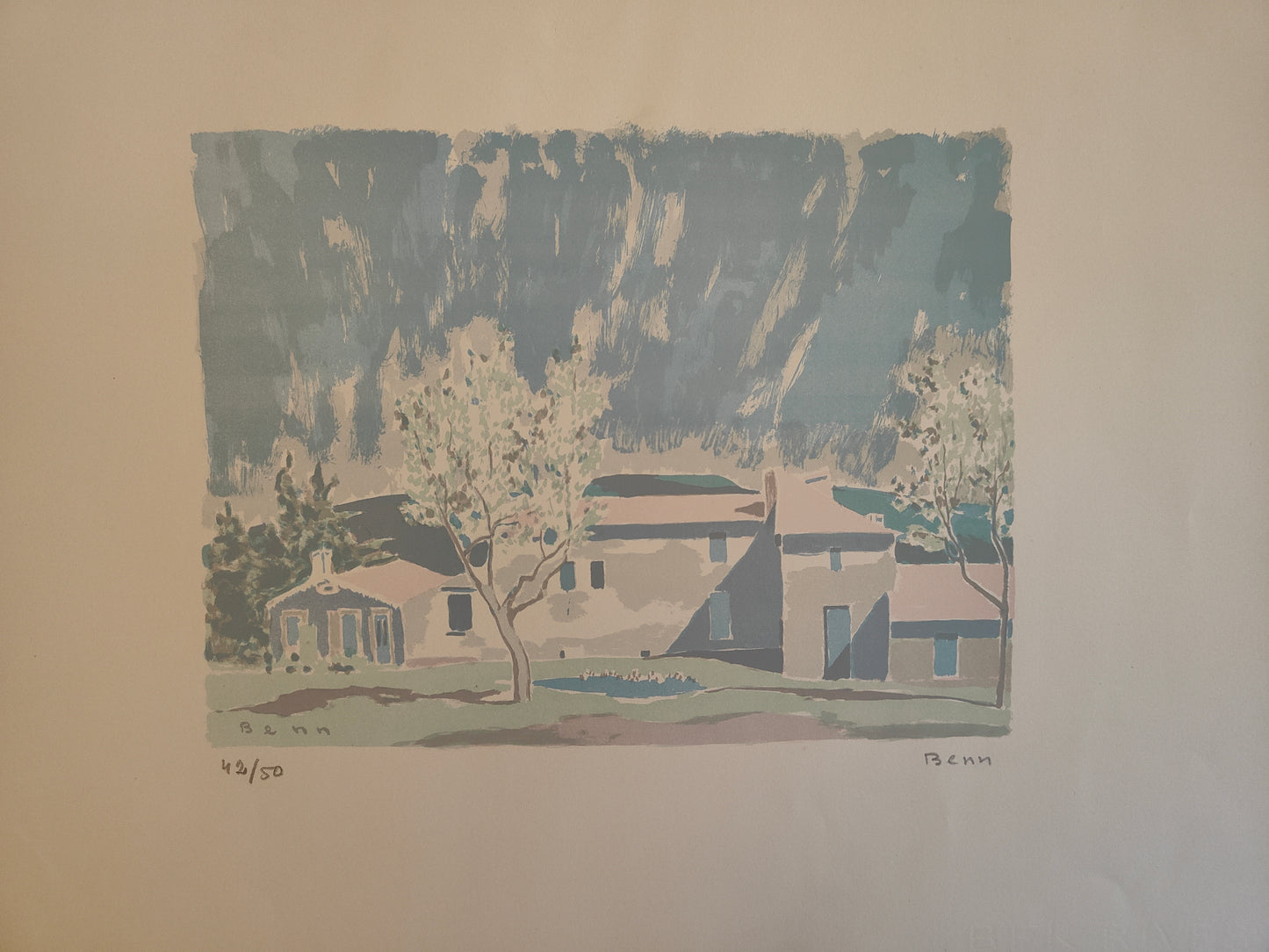 Paysage- BENN (Rabinowicz Bentsion 1905-1989)