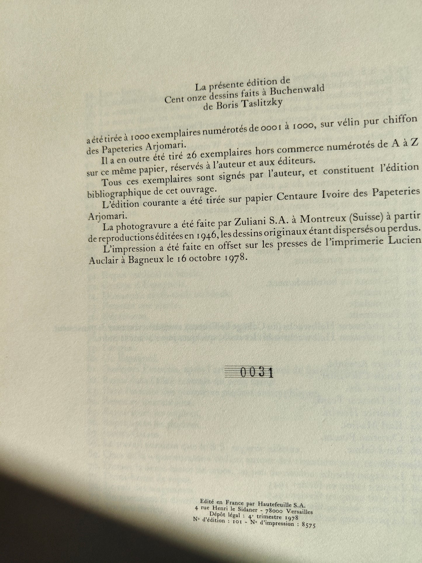 111 drawings made in Buchenwald - Taslitzky Boris