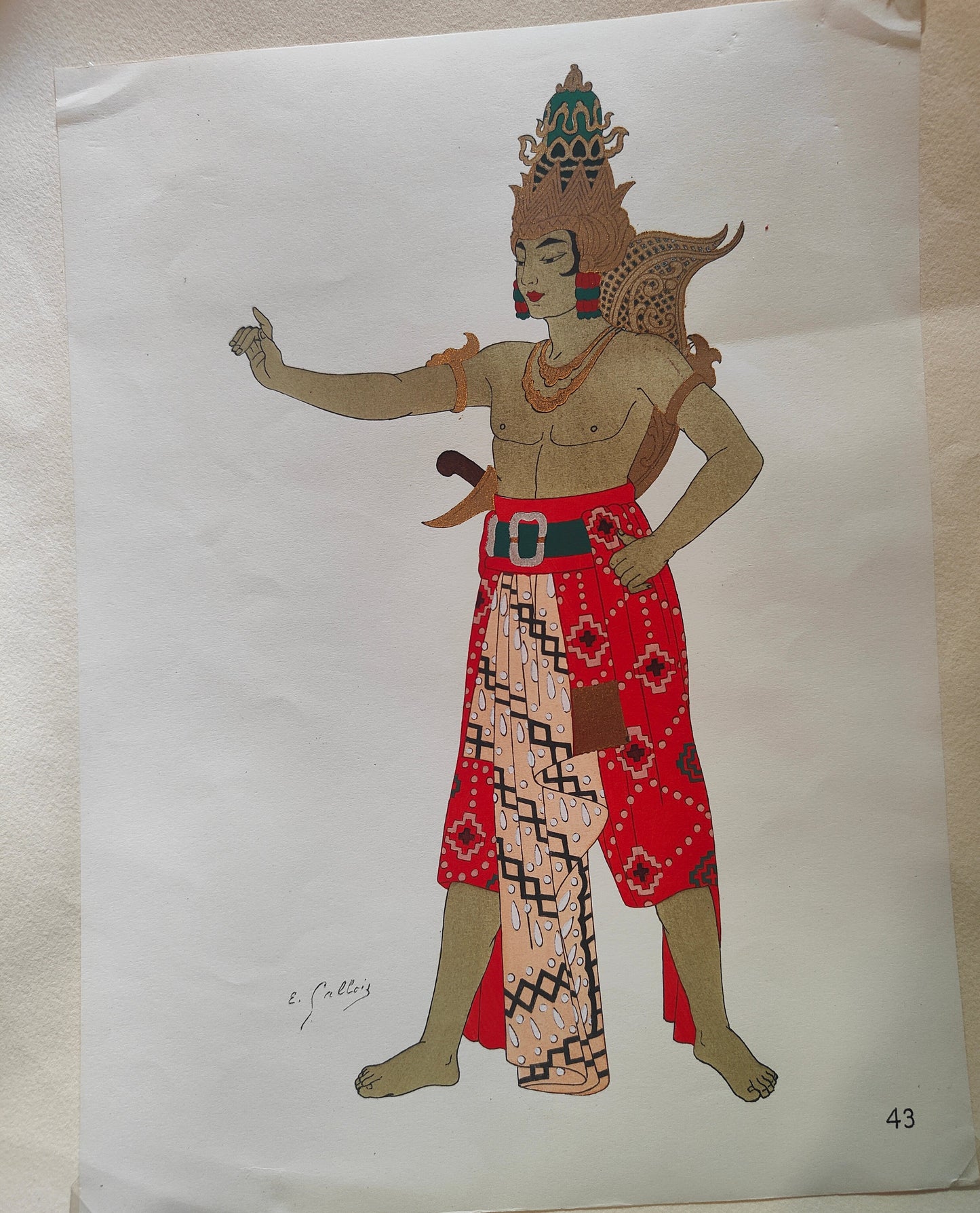 Costumes japonais et indonésiens – Gallois & Hus