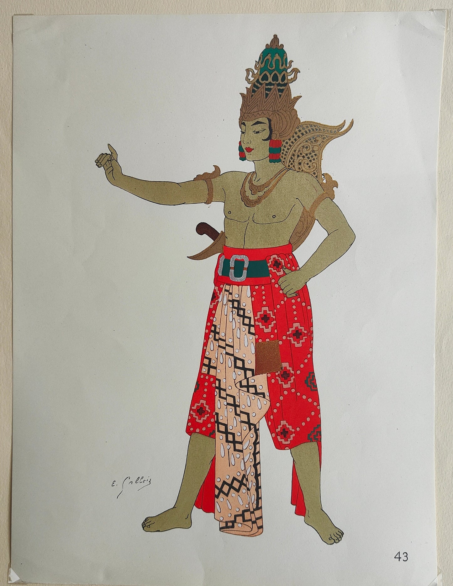 Costumes japonais et indonésiens – Gallois & Hus