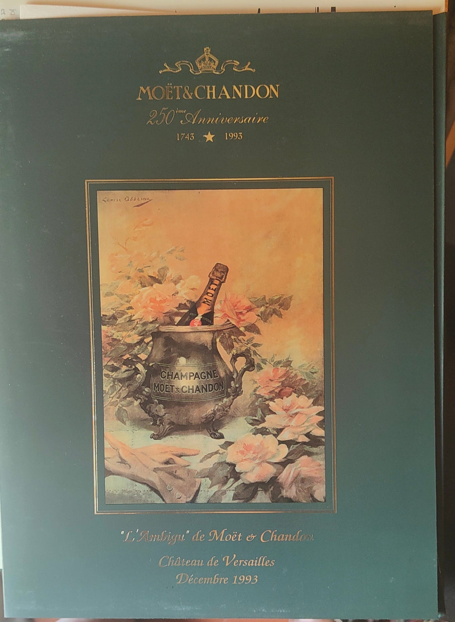Ensemble de prestige numéroté Moët & Chandon - 250e Anniversaire (1743-1993) - Exemplaire 441/500