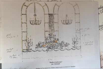 Ensemble de prestige numéroté Moët & Chandon - 250e Anniversaire (1743-1993) - Exemplaire 441/500