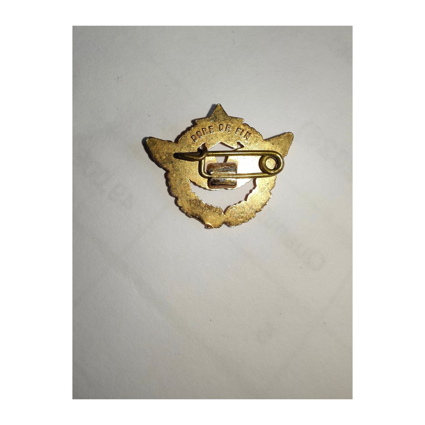 Insigne de brevet de pilote de l’Armée de l’Air, doré à l’or fin, broche de 25 mm, pièce militaire authentique idéale pour collectionneurs.
