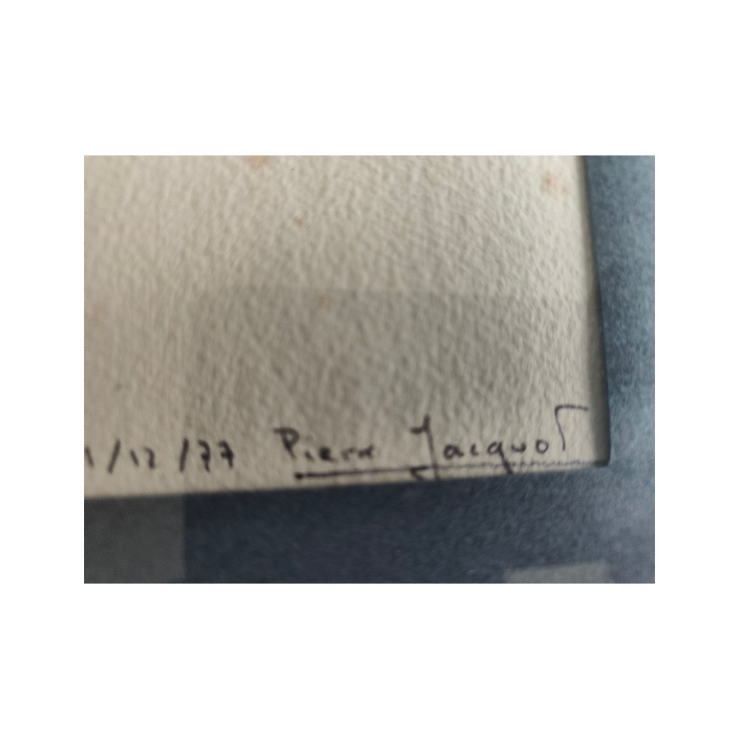 Aquarelle originale Les toits en Orléanais de Pierre Jacquot, signée et datée 1977, œuvre lumineuse et raffinée d’un peintre nancéien reconnu, encadrée avec soin.