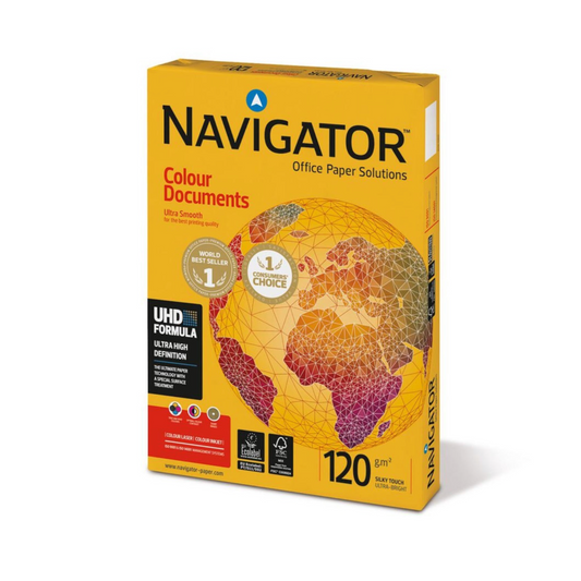 Carton de 4 Ramettes de 500 Feuilles A3 Navigator Blanc Mat