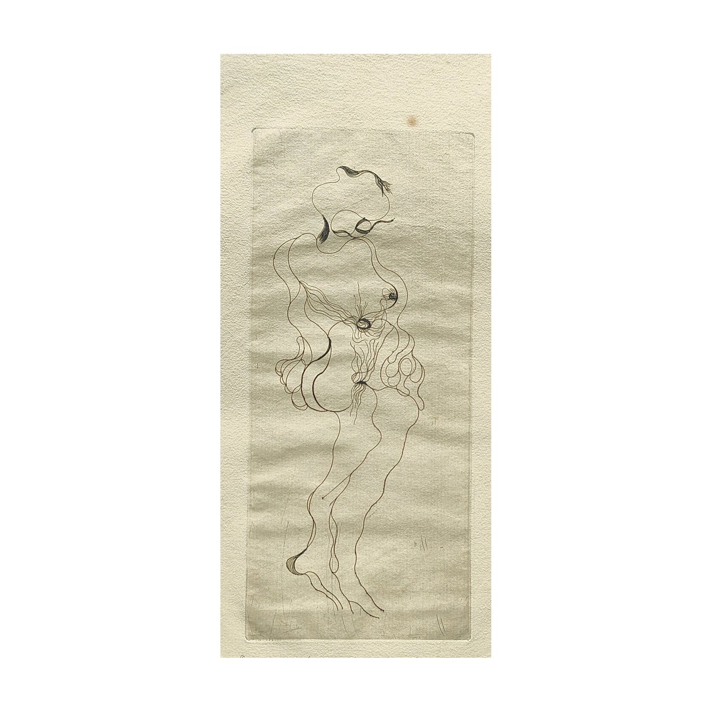 Image traitée - femme sans titre- Serge Kantorowitz