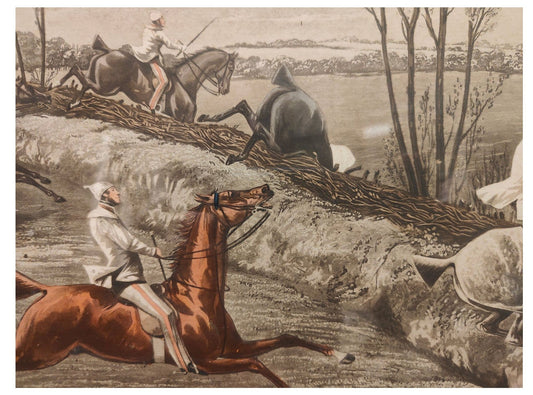 Image traitée - The first steeple chace on record-gravée par Harris dessiné par H. Alken