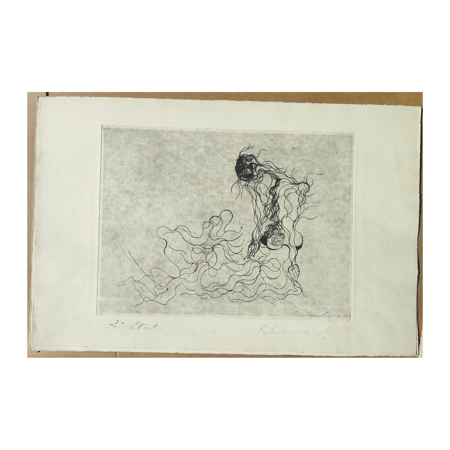 Image traitée - femme et enfant-Serge Kantorowitz