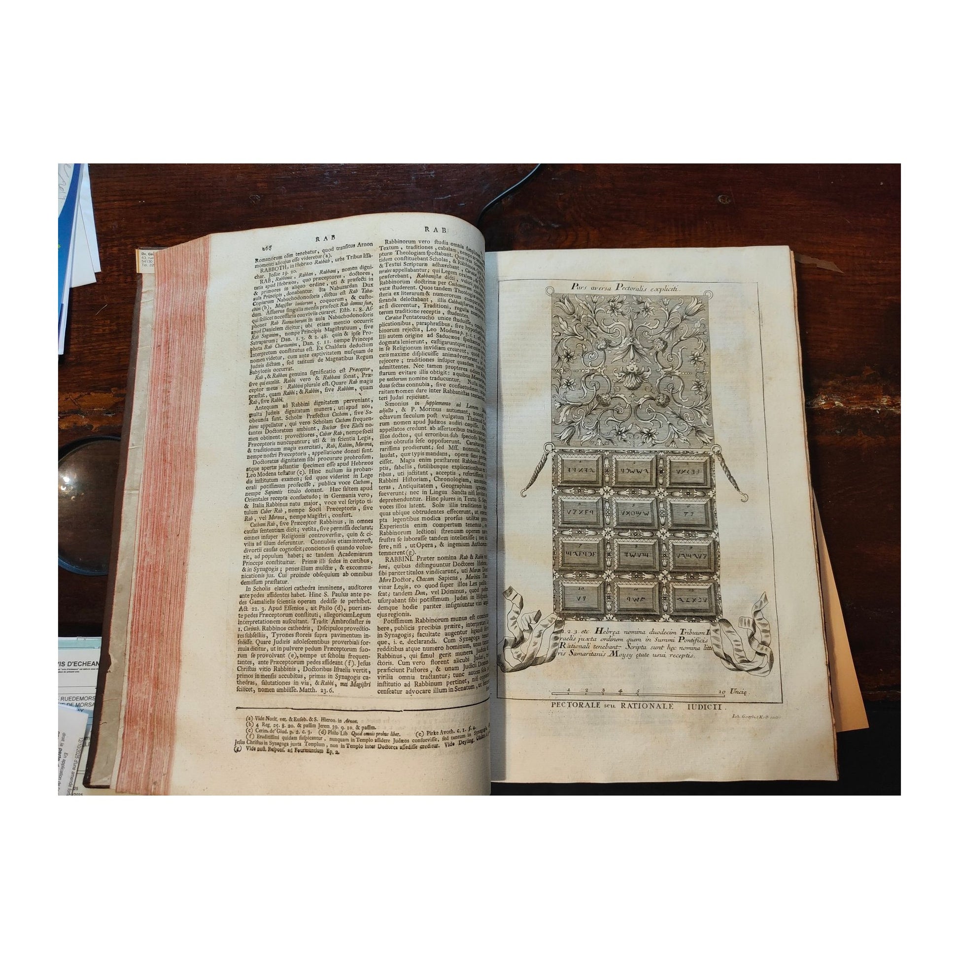 Image traitée - dictionnaire histoirique critique de la Bible( version latine)- Augustin Calmet