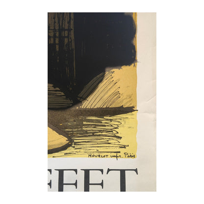 Image traitée - affiche d'exposition de Bernard Buffet- Mourlot-le phare