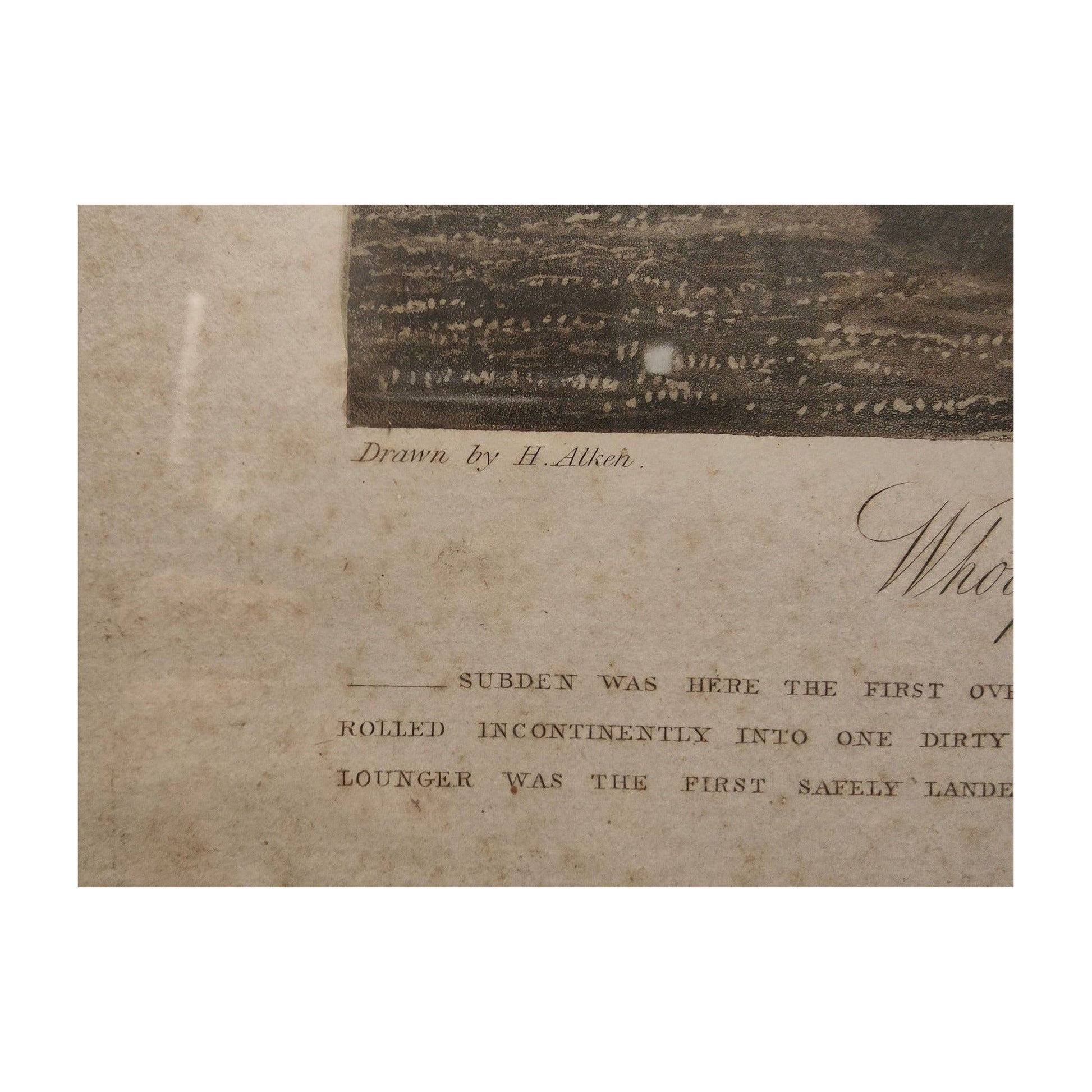 Image traitée - The first steeple chace on record-gravée par Harris dessiné par H. Alken