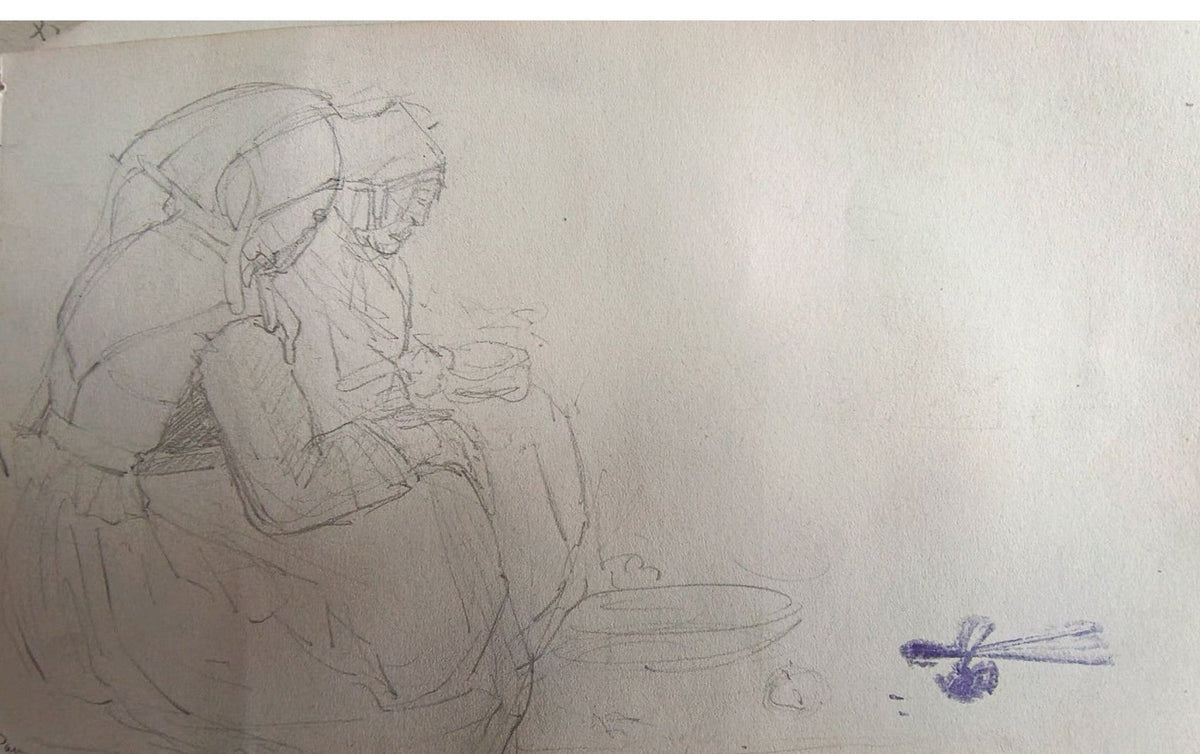 Image traitée - dessins au crayon - Paul-Elie Gernez (1888-1948)